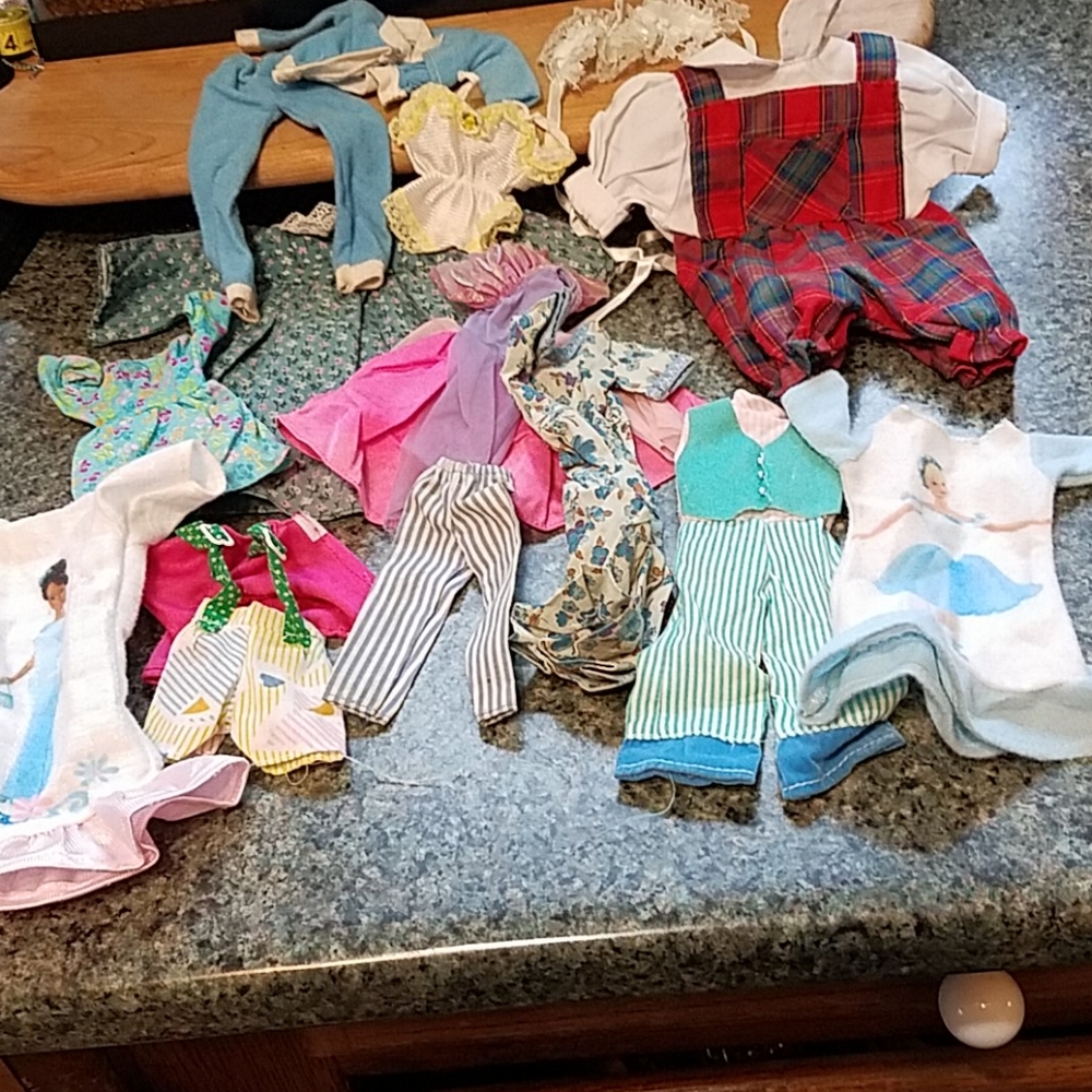 Small Doll Cloths  Lot over 60 Items